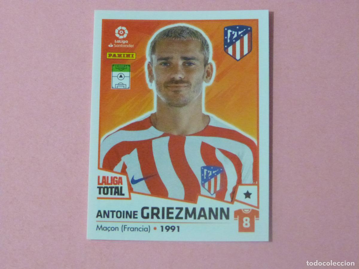 Figurine di Calcio: CROMO FUTBOL GRIEZMANN ATLETICO DE MADRID SIN PEGAR N&ordm; 64 LA LIGA TOTAL 2022-2023/22-23 PANINI
