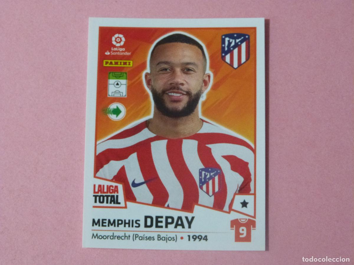Cromos de f&uacute;tbol: CROMO FUTBOL DEPAY ATLETICO DE MADRID SIN PEGAR N&ordm; 67 LA LIGA TOTAL 2022-2023/22-23 PANINI