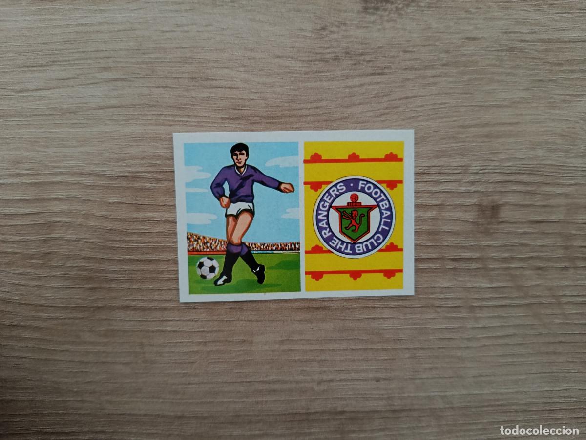 Football Stickers: CROMO DE F&Uacute;TBOL EDITORIAL RUIZ ROMERO 345 THE RANGERS SIN PEGAR NUNCA PEGADO 72 73 1972 1973