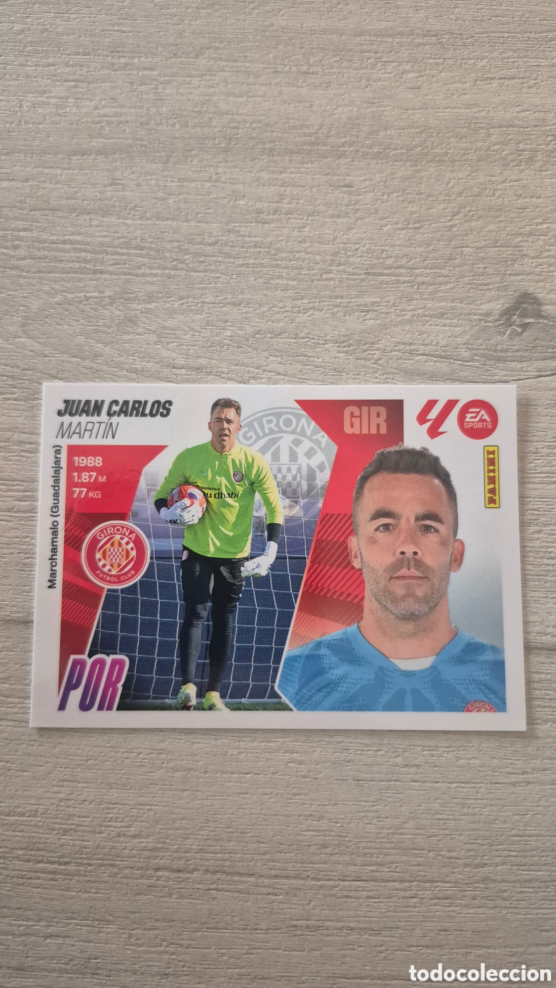 Figurine di Calcio: N&deg;4B Girona Juan Carlos Liga Este 25/26