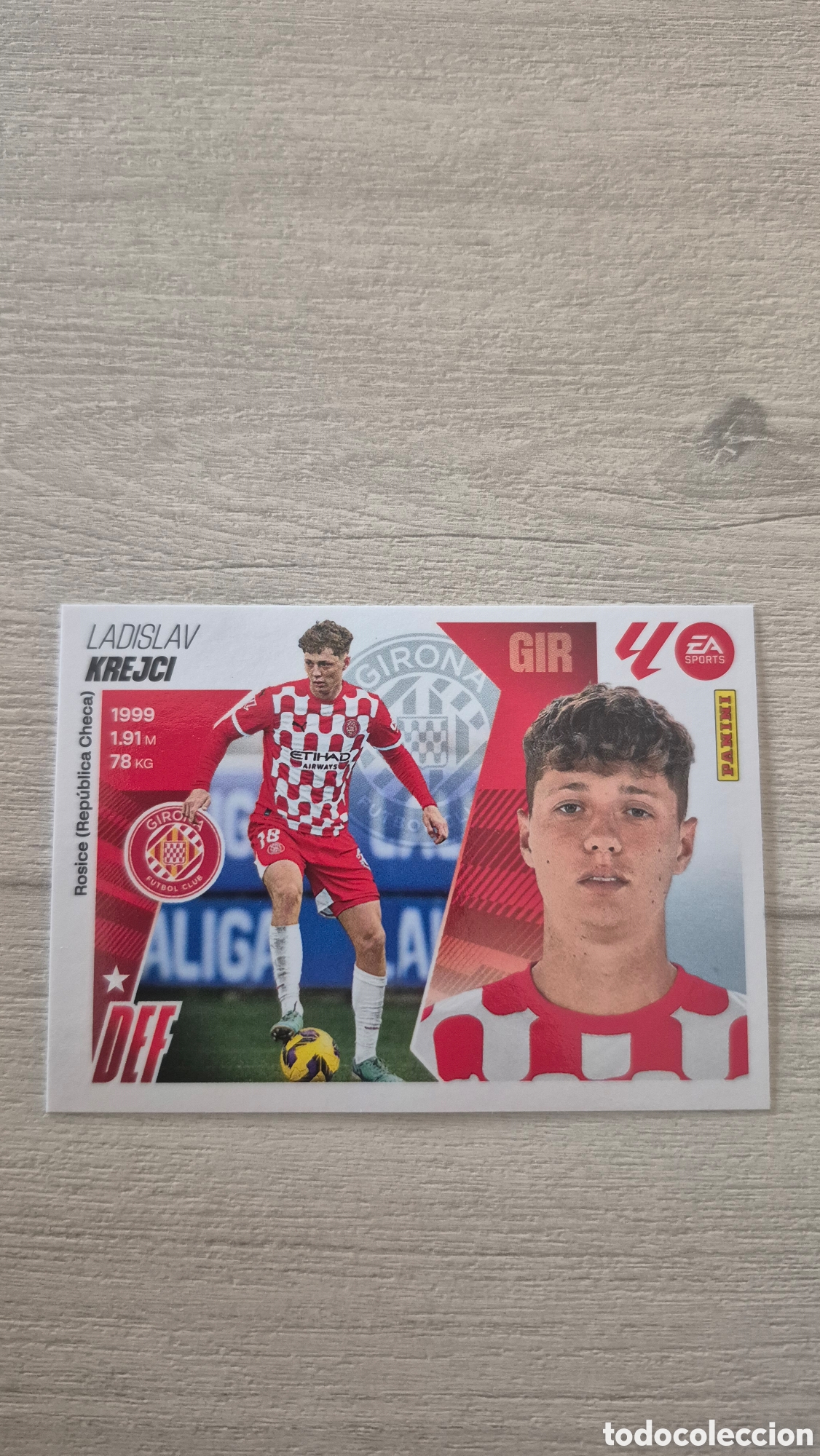 Figurine di Calcio: N&deg;8 Girona Krejci Liga Este 25/26