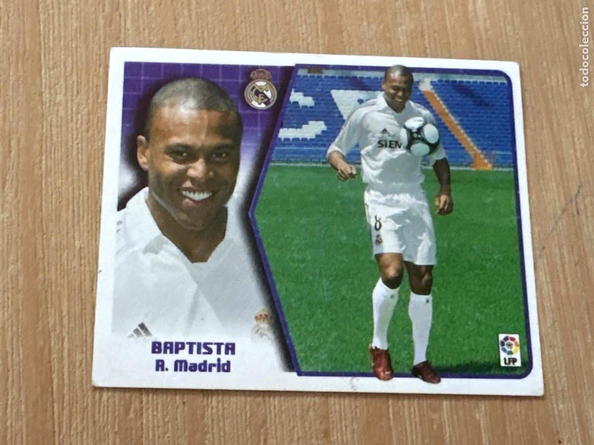 Figurine di Calcio: 15. CROMO LIGA ESTE SIN PEGAR 2005-06 05-06 BAPTISTA &Uacute;LTIMOS FICHAJE N 19