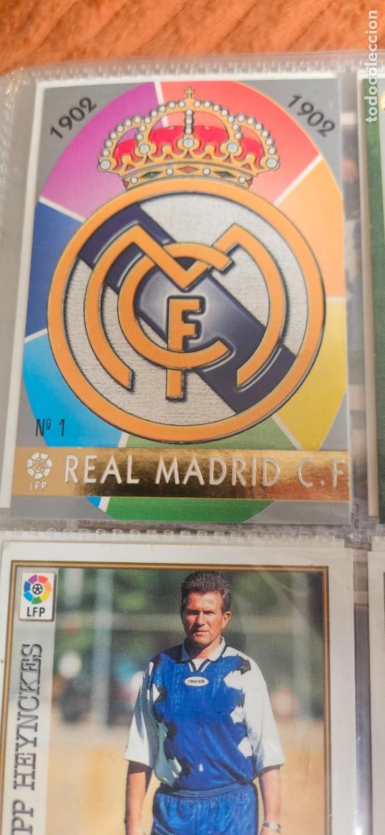 Cartes &agrave; collectionner de Football: escudo 1 real madrid mundicromo 1997 1998 97 98 card