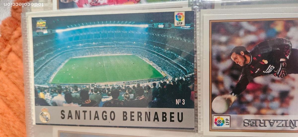 Football Stickers: estadio 3 real madrid mundicromo 1997 1998 97 98 card