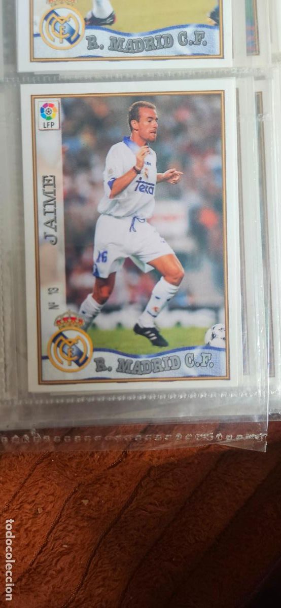 Cromos de F&uacute;tbol: jaime 13 real madrid mundicromo 1997 1998 97 98 card