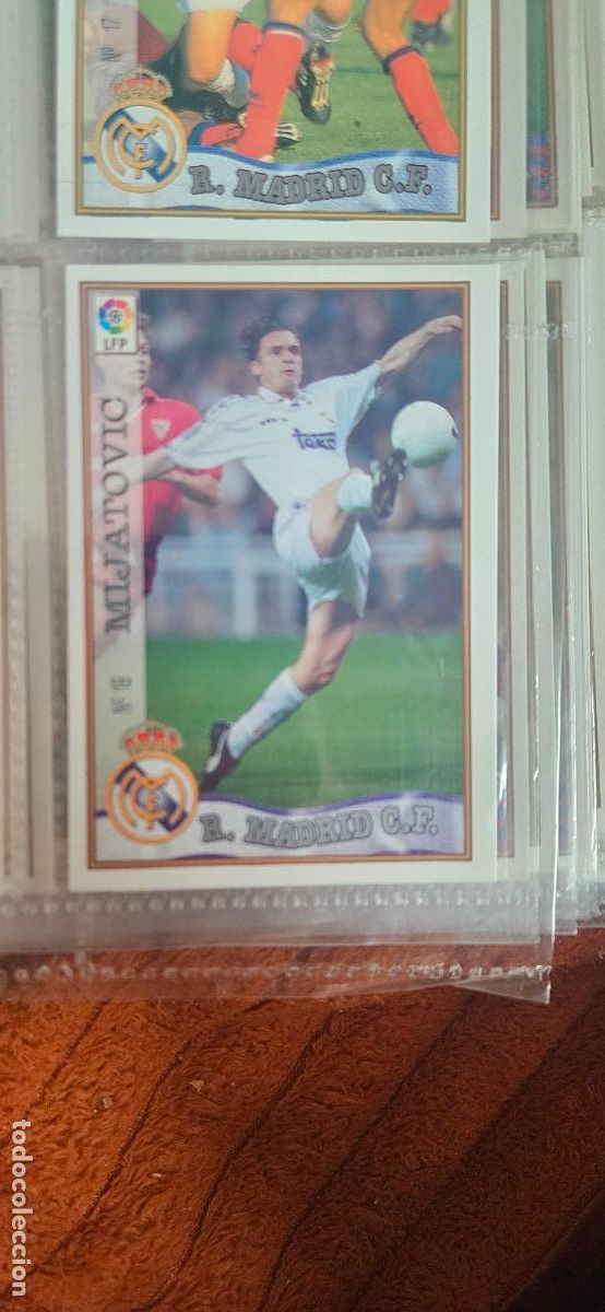 Football Stickers: mijatovic 19 real madrid mundicromo 1997 1998 97 98 card