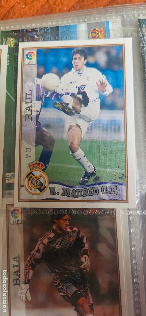 Football Stickers: raul 20 real madrid mundicromo 1997 1998 97 98 card