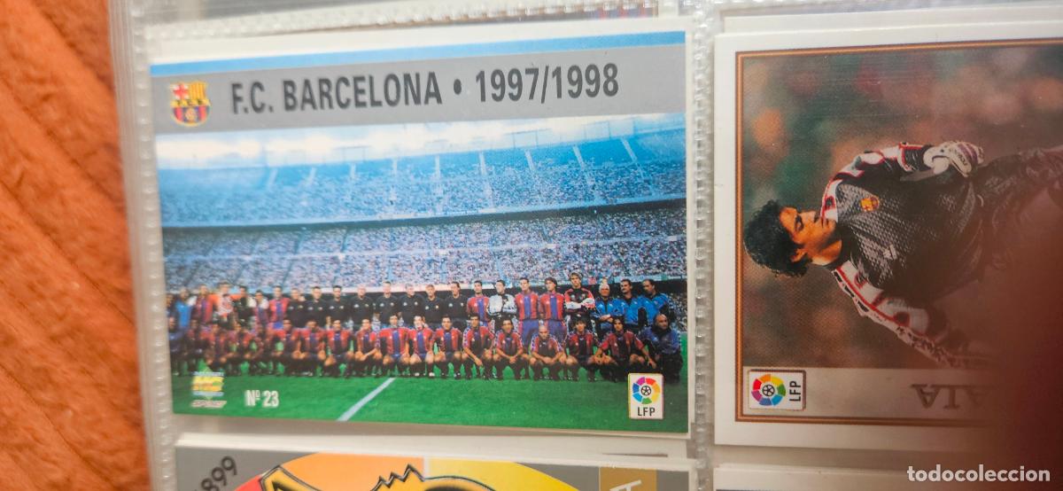 Cromos de F&uacute;tbol: alineacion 23 barcelona mundicromo 1997 1998 97 98 card