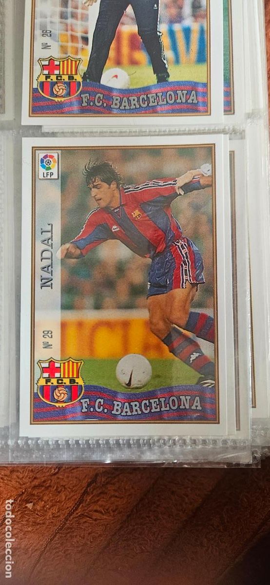 Cromos de F&uacute;tbol: nadal 29 barcelona mundicromo 1997 1998 97 98 card
