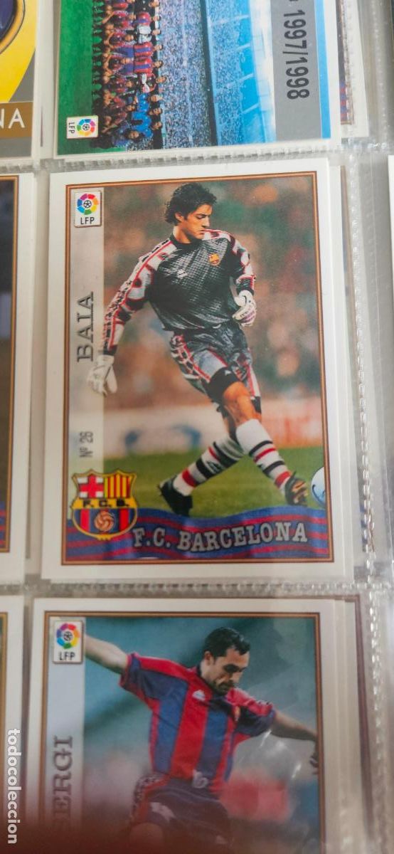 Cromos de F&uacute;tbol: baia 26 barcelona mundicromo 1997 1998 97 98 card