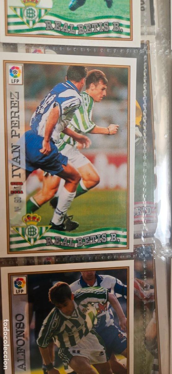 Cromos de Futebol: 80 ivan perez betis mundicromo 1997 1998 97 98 card