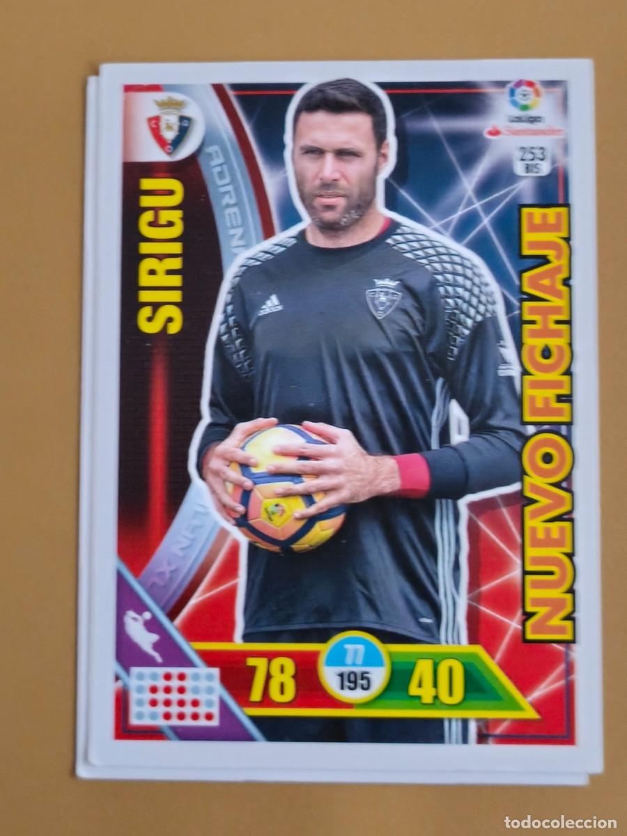 Figurine di Calcio: sirigu, adrenalyn 2016 17 nuevo fichaje