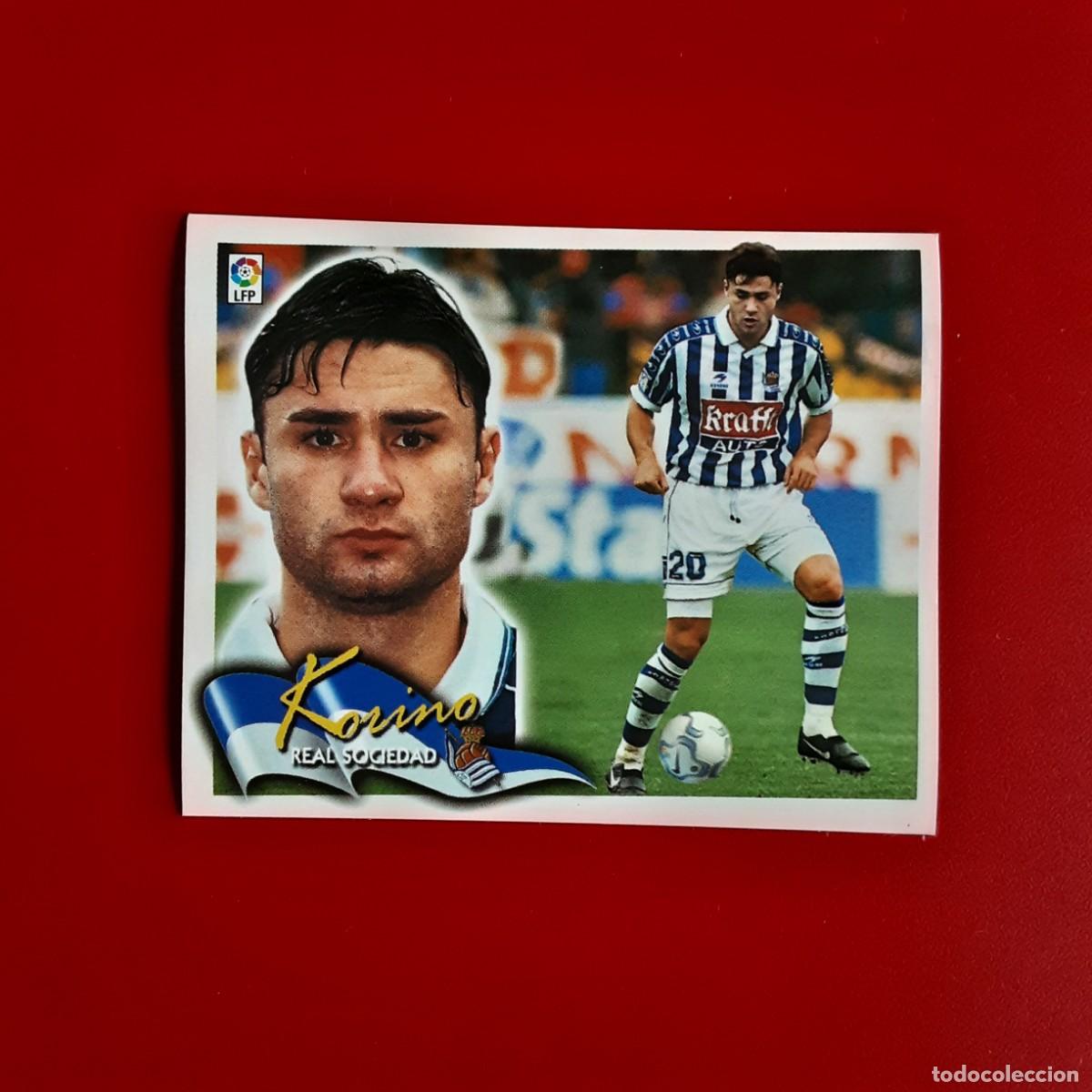 Cromos de f&uacute;tbol: CROMO LIGA 2000 2001 00 01 EDICIONES ESTE KORINO REAL SOCIEDAD NUNCA PEGADO
