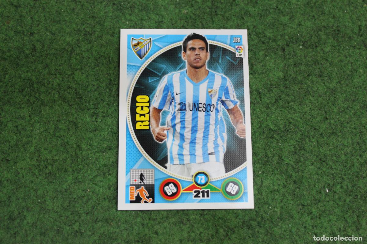 Figurine di Calcio: 266 RECIO M&Aacute;LAGA CF ADRENALYN XL 2014 2015 14 15 LALIGA SANTANDER
