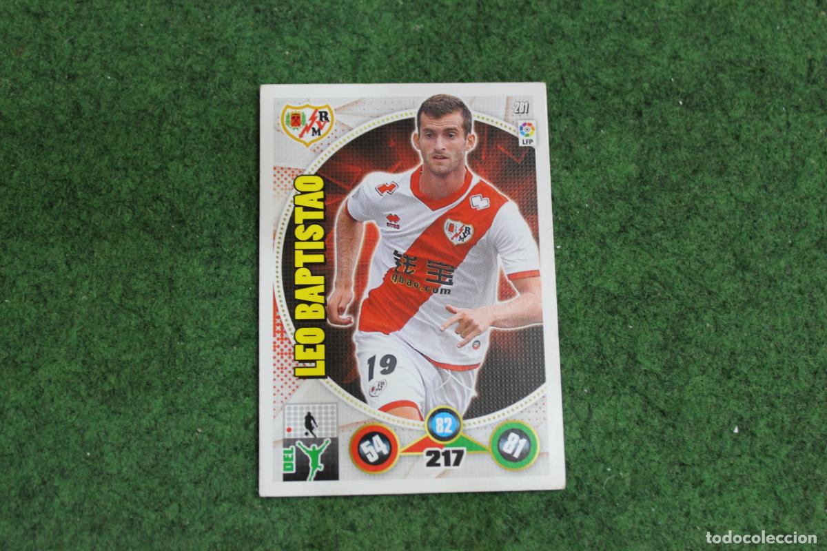Cromos de Futebol: 281 LEO BAPTISTAO RAYO VALLECANO ADRENALYN XL 2014 2015 14 15 LALIGA SANTANDER