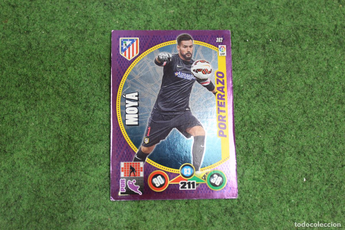 Fu&szlig;ball-Sticker: 362 MOY&Aacute; PORTERAZO ADRENALYN XL 2014 2015 14 15 LALIGA SANTANDER