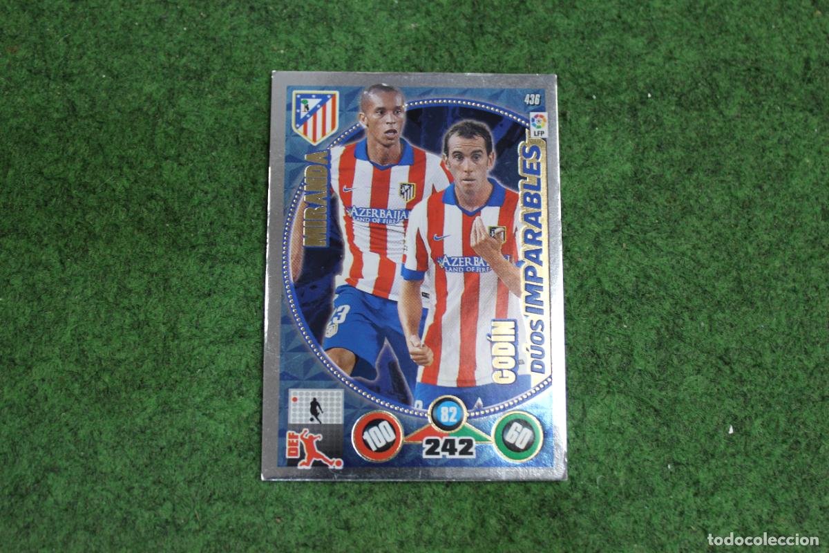 Cromos de Futebol: 436 MIRANDA / GOD&Iacute;N D&Uacute;OS IMPARABLES ADRENALYN XL 2014 2015 14 15 LALIGA SANTANDER