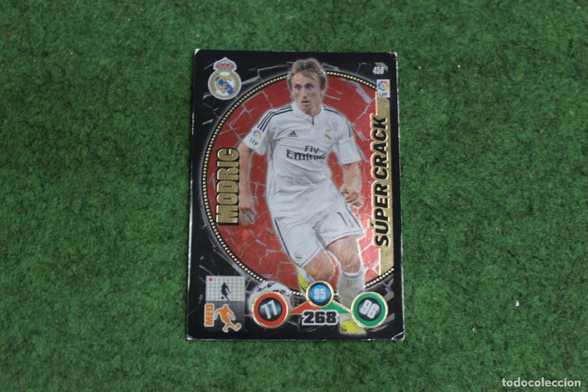 Fu&szlig;ball-Sticker: 458 MODRIC S&Uacute;PER CRACK ADRENALYN XL 2014 2015 14 15 LALIGA SANTANDER