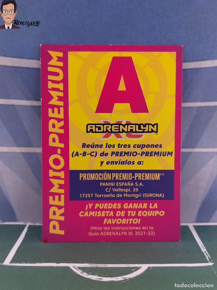 Cartes &agrave; collectionner de Football: LETRA A (PREMIO PREMIUM) ADRENALYN XL 2021 2022 PANINI 21 22 / PROMOCI&Oacute;N CAMISETA LIGA BALONES LFP