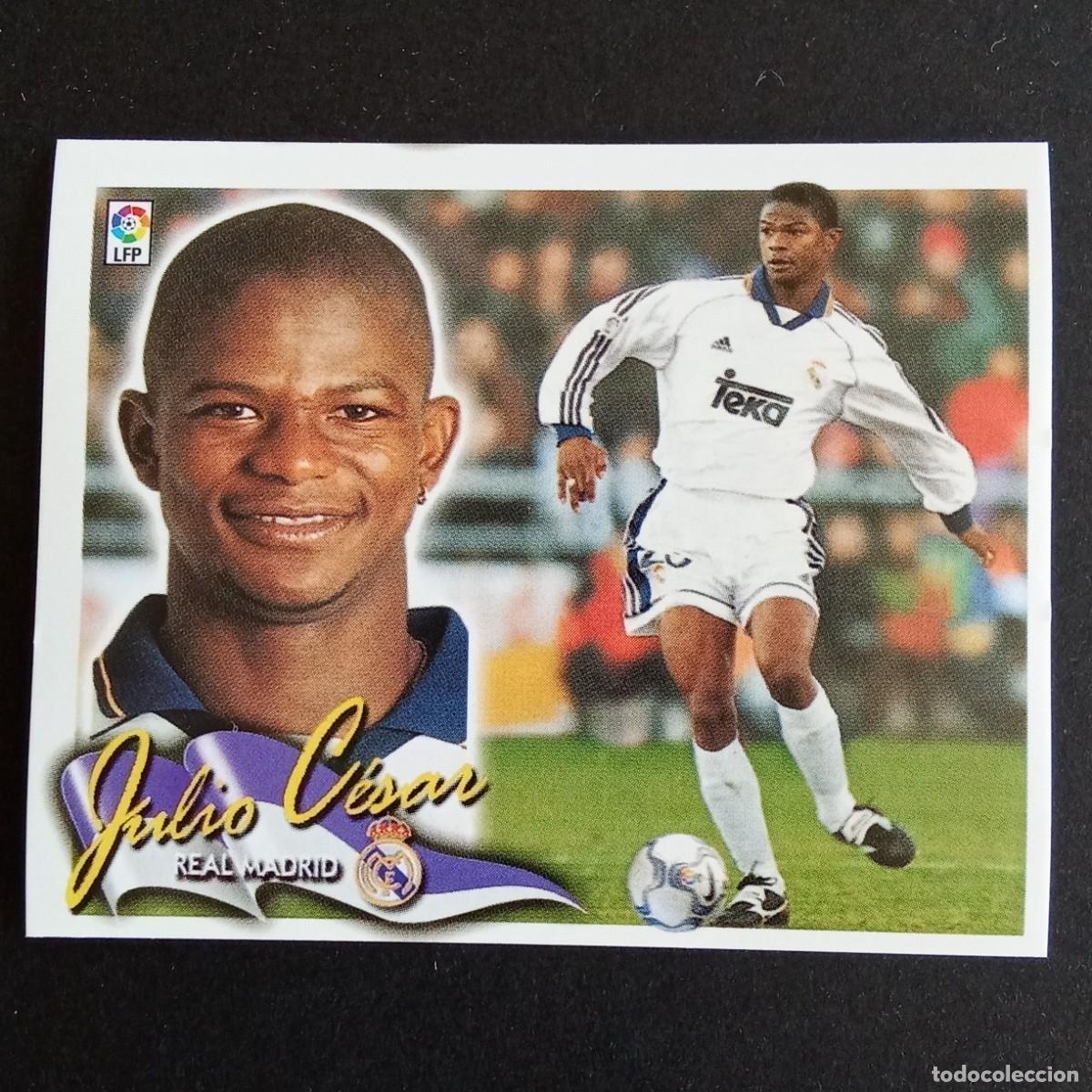 Cromos de F&uacute;tbol: CROMO LIGA 2000 2001 00 01 EDICIONES ESTE JULIO CESAR REAL MADRID NUNCA PEGADO