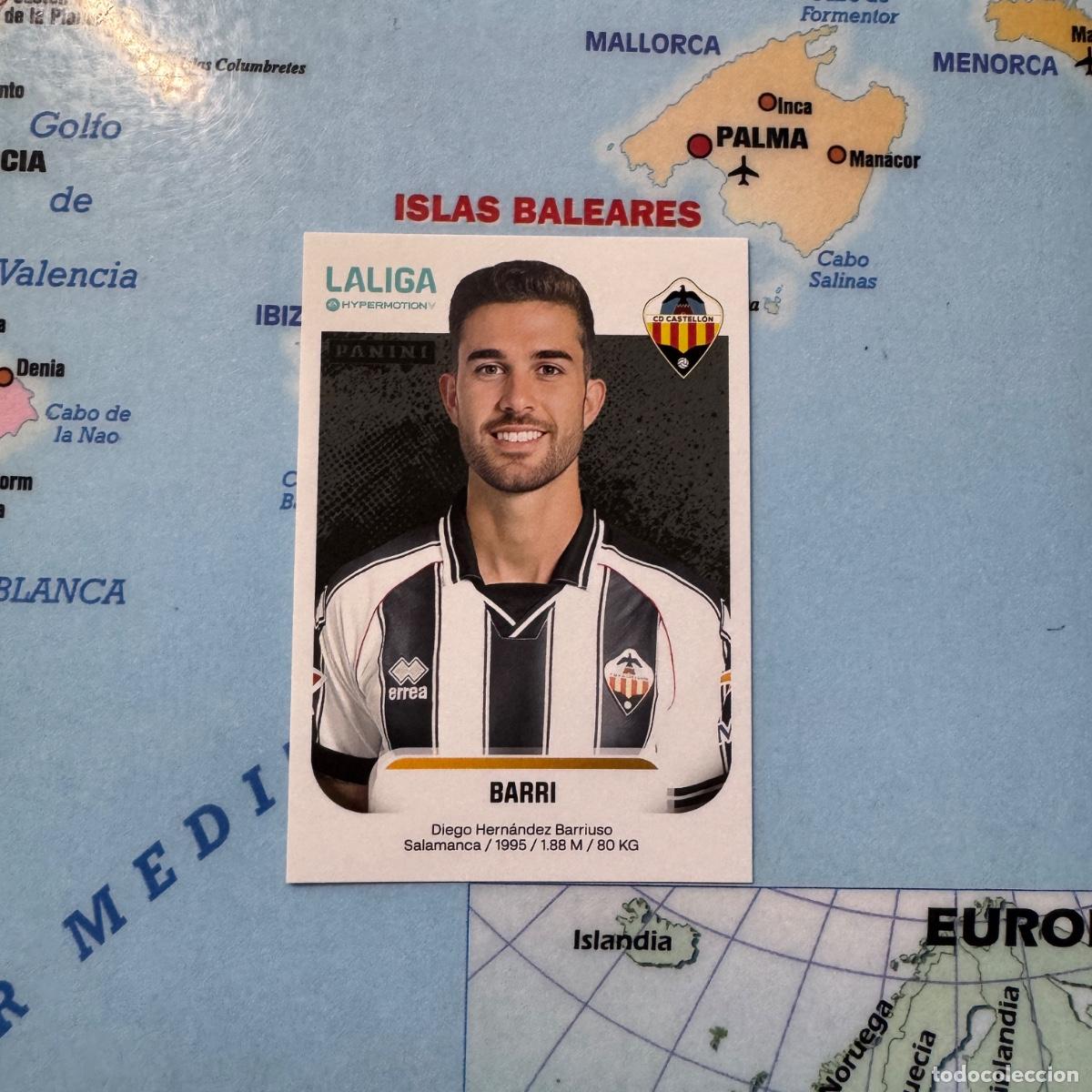 Cromos de f&uacute;tbol: Barri n&uacute;mero 106 del Castell&oacute;n cromo liga Hypermotion 25-26 2025-2026