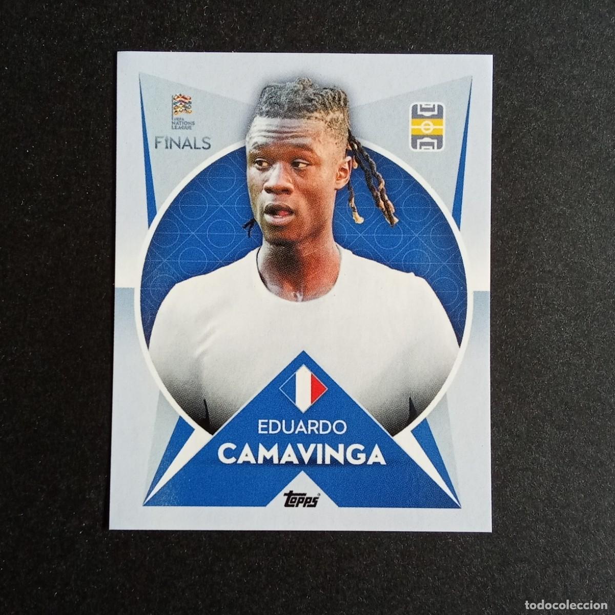 Fu&szlig;ball-Sticker: CROMO FUTBOL THE ROAD TO UEFA NATIONS LEAGUE 2022 TOPPS 115 CAMAVINGA FRANCIA NUNCA PEGADO