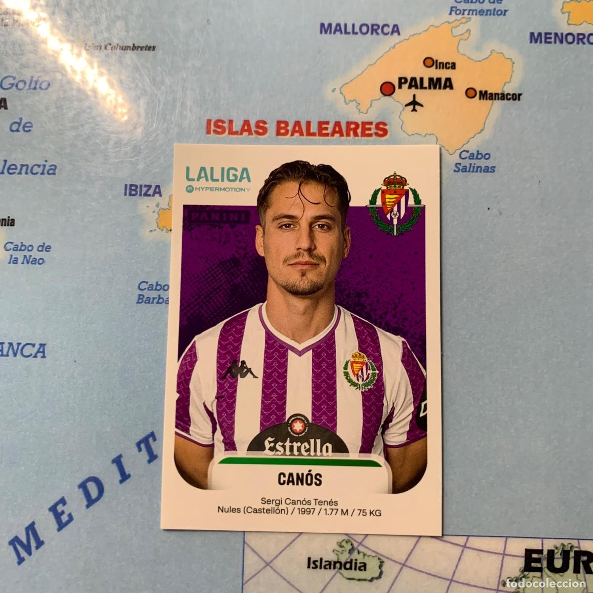 Cromos de f&uacute;tbol: Canos n&uacute;mero 398 del Real Valladolid cromo liga Hypermotion 25-26 2025-2026