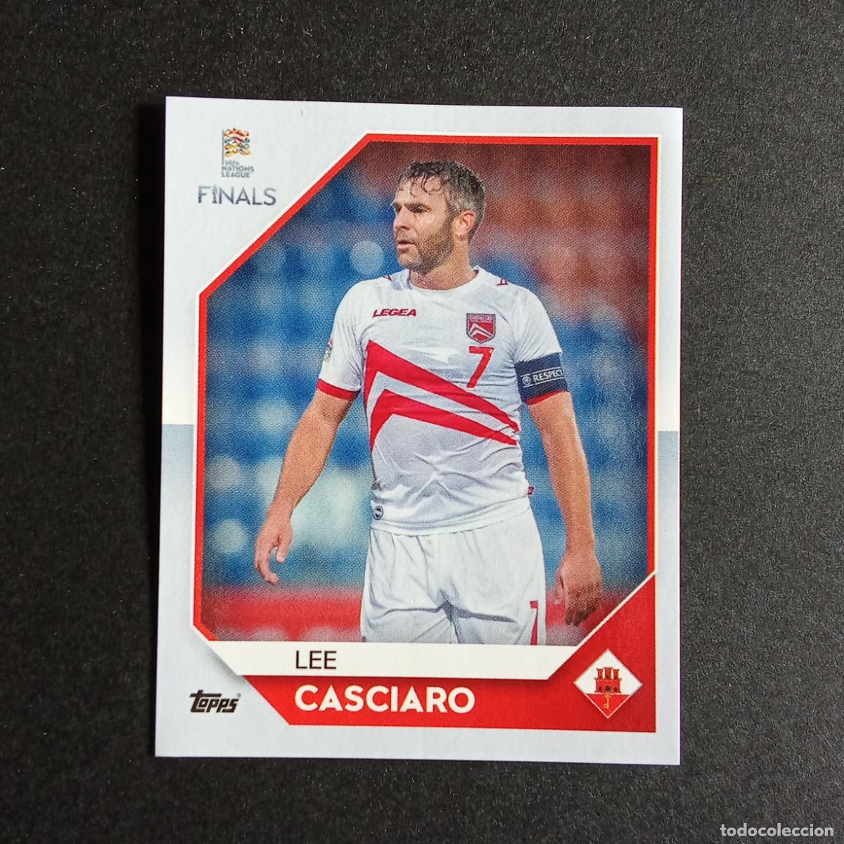 Cromos de F&uacute;tbol: CROMO FUTBOL THE ROAD TO UEFA NATIONS LEAGUE 2022 TOPPS 237 CASCIARO GIBRALTAR NUNCA PEGADO