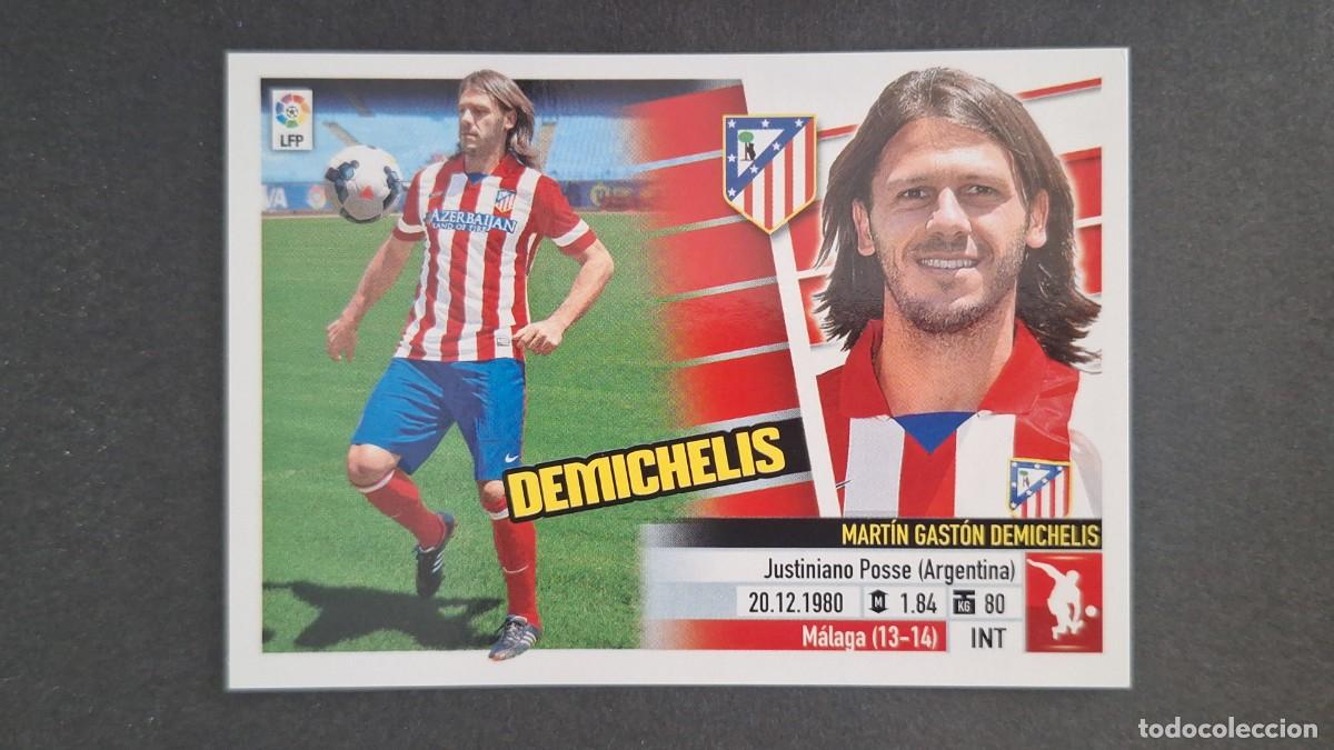 Fu&szlig;ball-Sticker: L2 DEMICHELIS ATLETICO DE MADRID FICHAJE 12 LIGA ESTE 2013 2014 13 14 NUNCA PEGADO SIN PEGAR