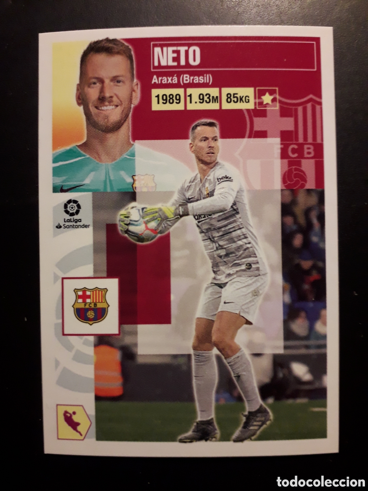 Cromos de f&uacute;tbol: NETO FC BARCELONA N&deg; 3 ED ESTE 2020 2021 20 21 SIN PEGAR PEDIDO M&Iacute;NIMO 3&euro;.