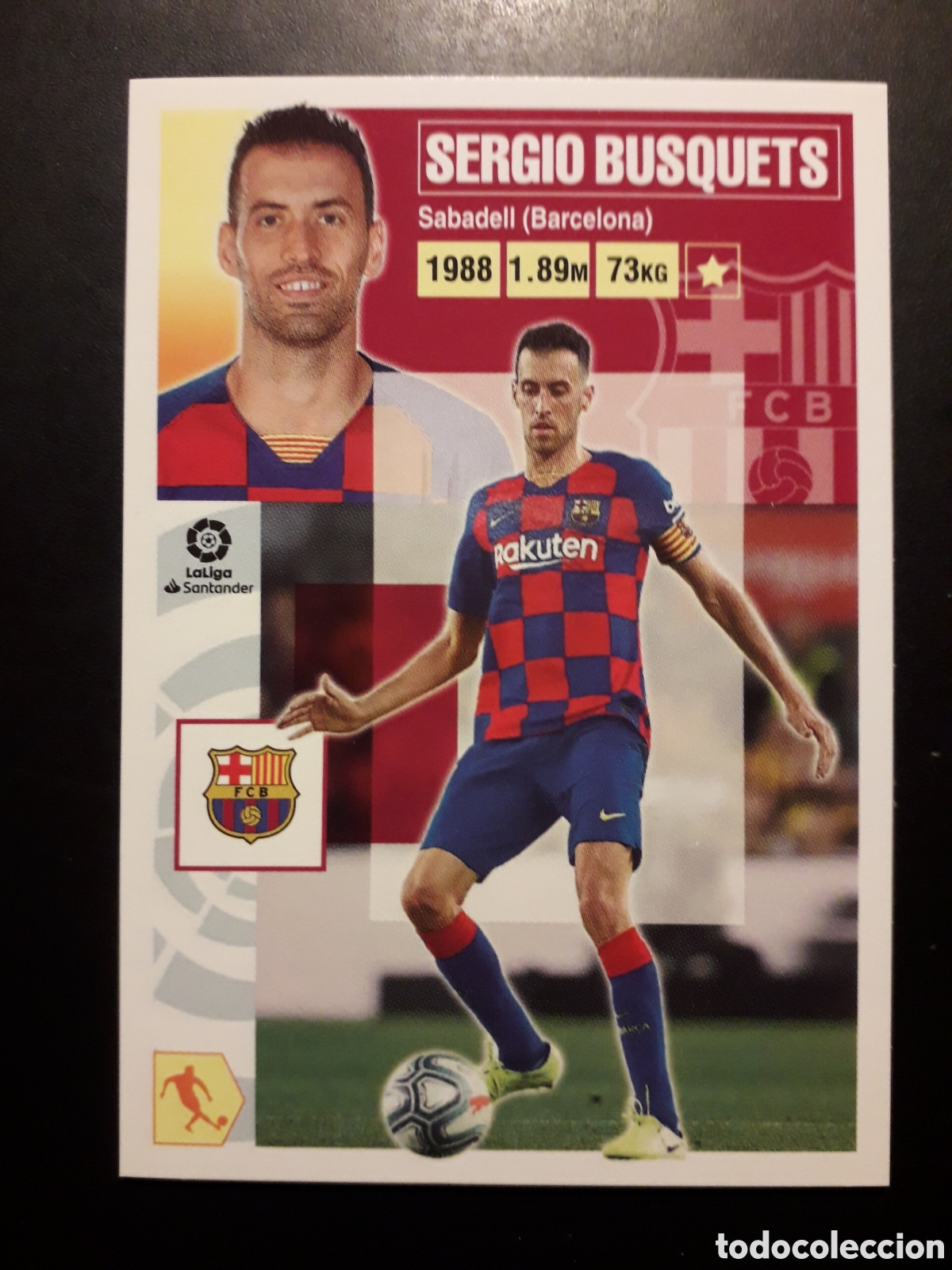 Cromos de f&uacute;tbol: SERGIO BUSQUETS FC BARCELONA N&deg; 11 ED ESTE 2020 2021 20 21 SIN PEGAR PEDIDO M&Iacute;NIMO 3&euro;