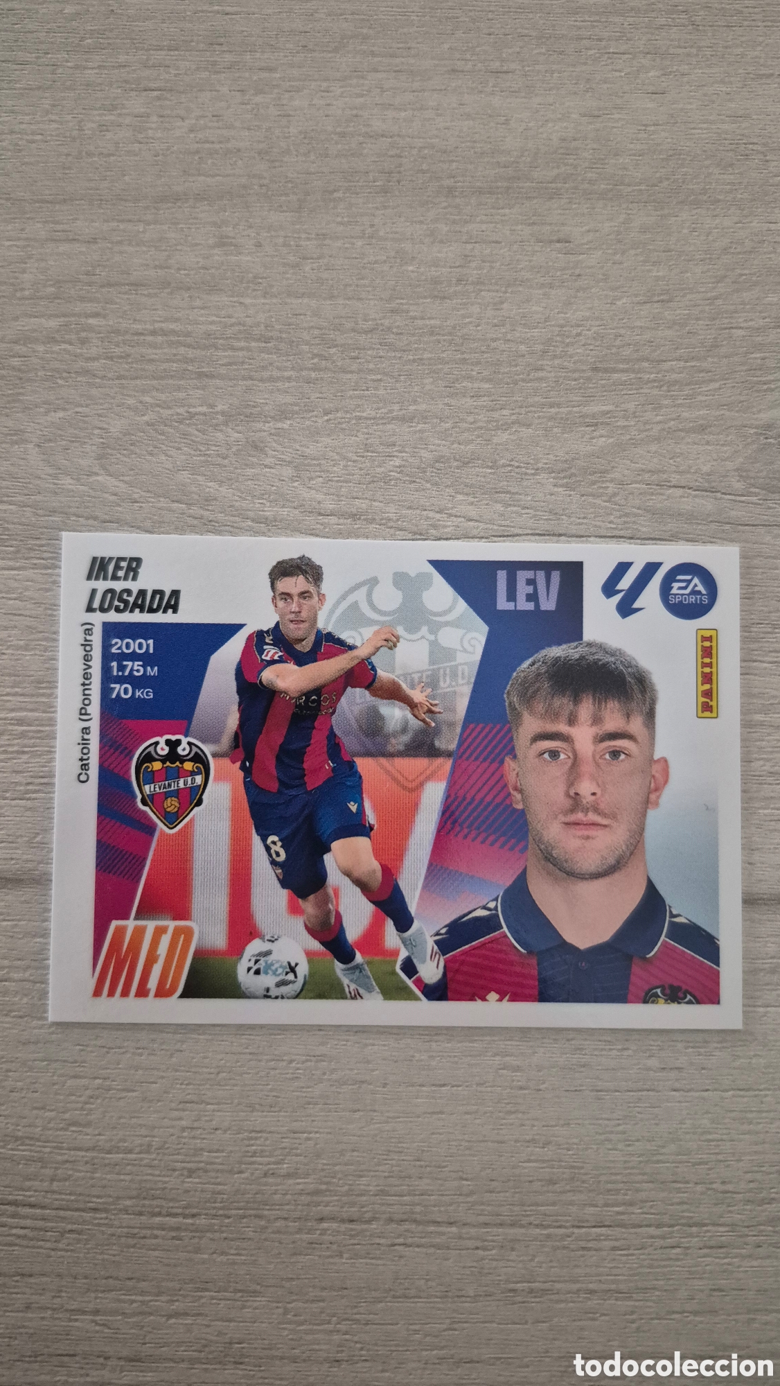 Cromos de Futebol: N&deg;13Bis Levante Iker Losada Liga Este 25/26