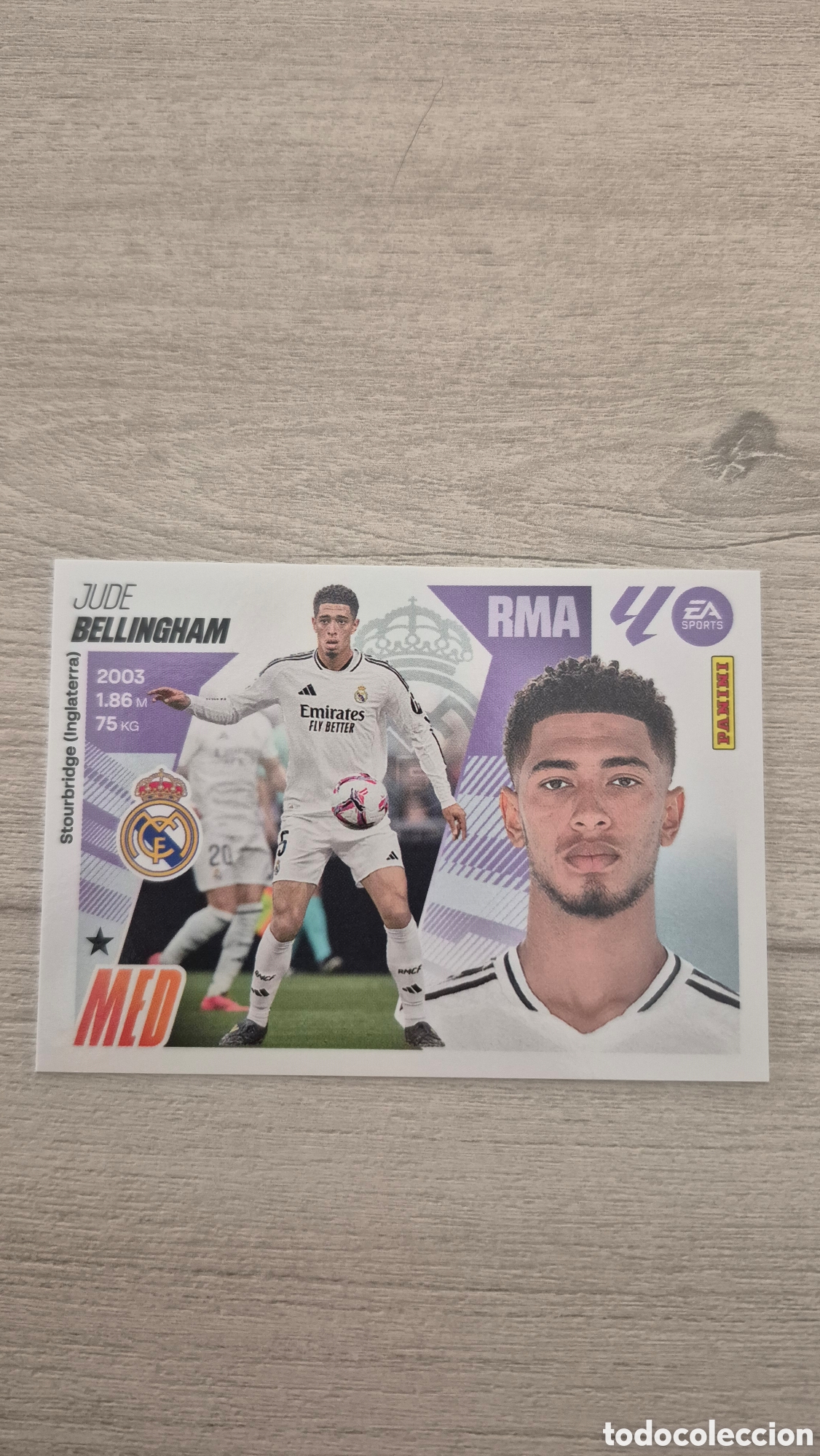 Figurine di Calcio: N&deg;15 Real Madrid Bellingham Liga Este 25/26