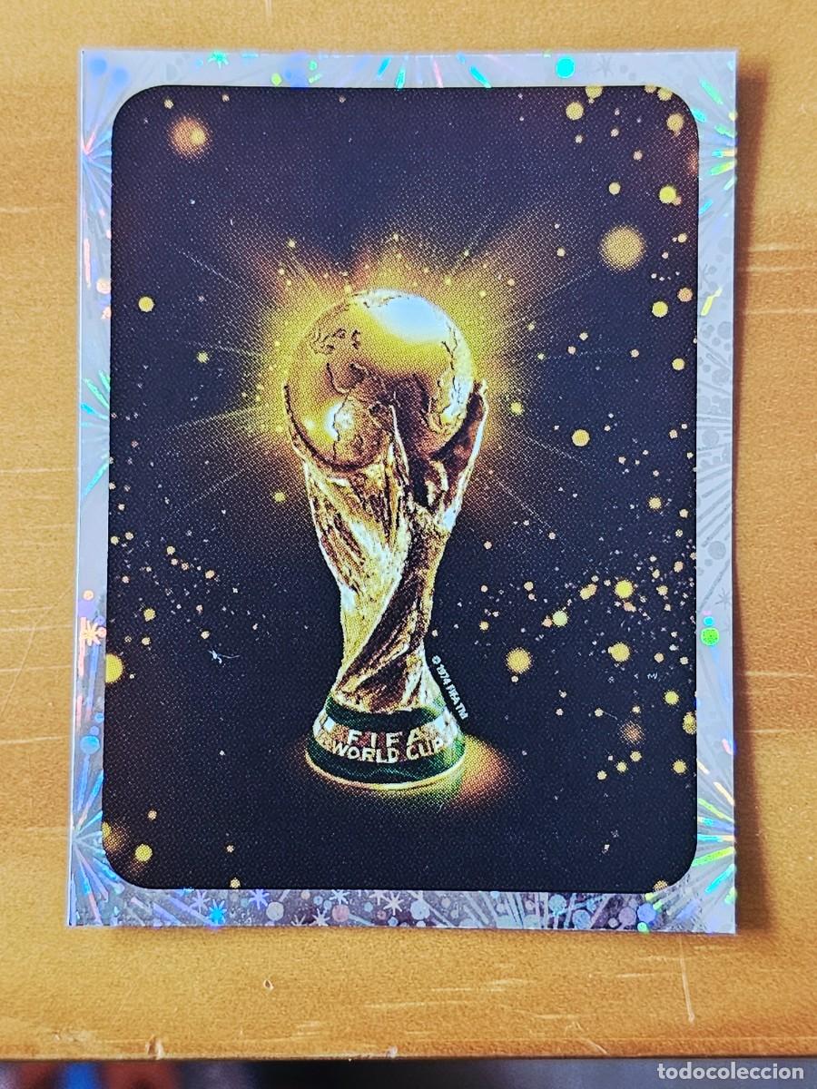 Cromos de F&uacute;tbol: 1 Trofeo copa logo, Panini FIFA World Cup 2010 sticker Mundial South Africa