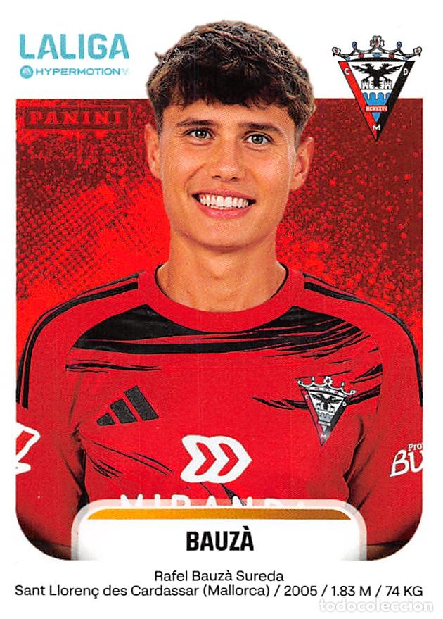 Fu&szlig;ball-Sticker: PANINI LIGA HYPERMOTION 25/26 2025/2026 #318 BAUZA (C.D. MIRANDES)