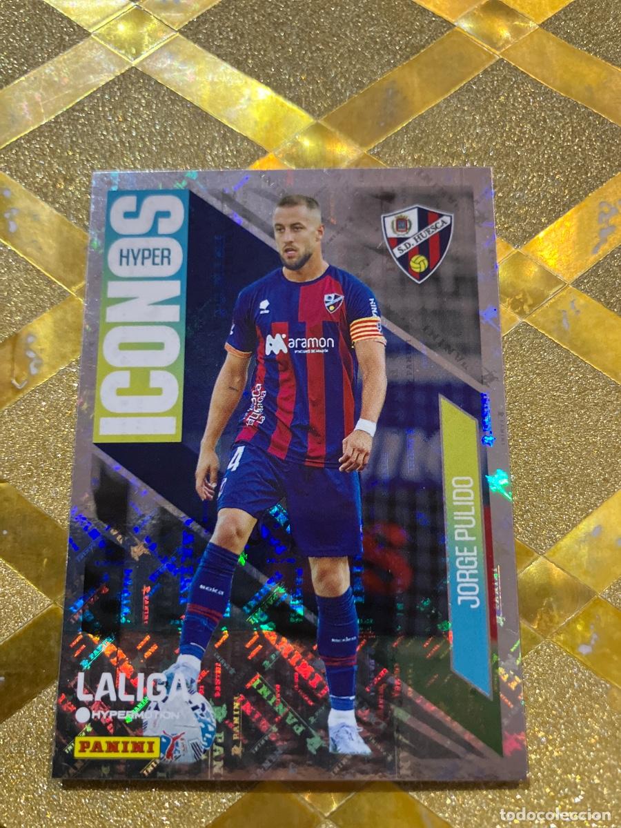 Cromos de F&uacute;tbol: CROMO DE FUTBOL NUMERO 464 JORGE PULIDO HUESCA HYPER ICONOS LIGA HYPERMOTION 2025 2026 PANINI !