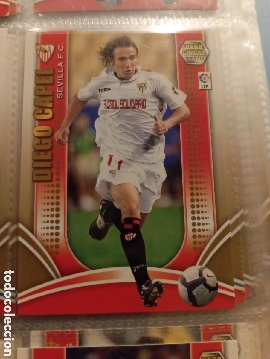 Football Stickers: DIEGO CAPEL SEVILLA FC Cromo ficha de futbol Megacracks 2009-2010 MGK 09-10. Liga Espa&ntilde;ola 09-10