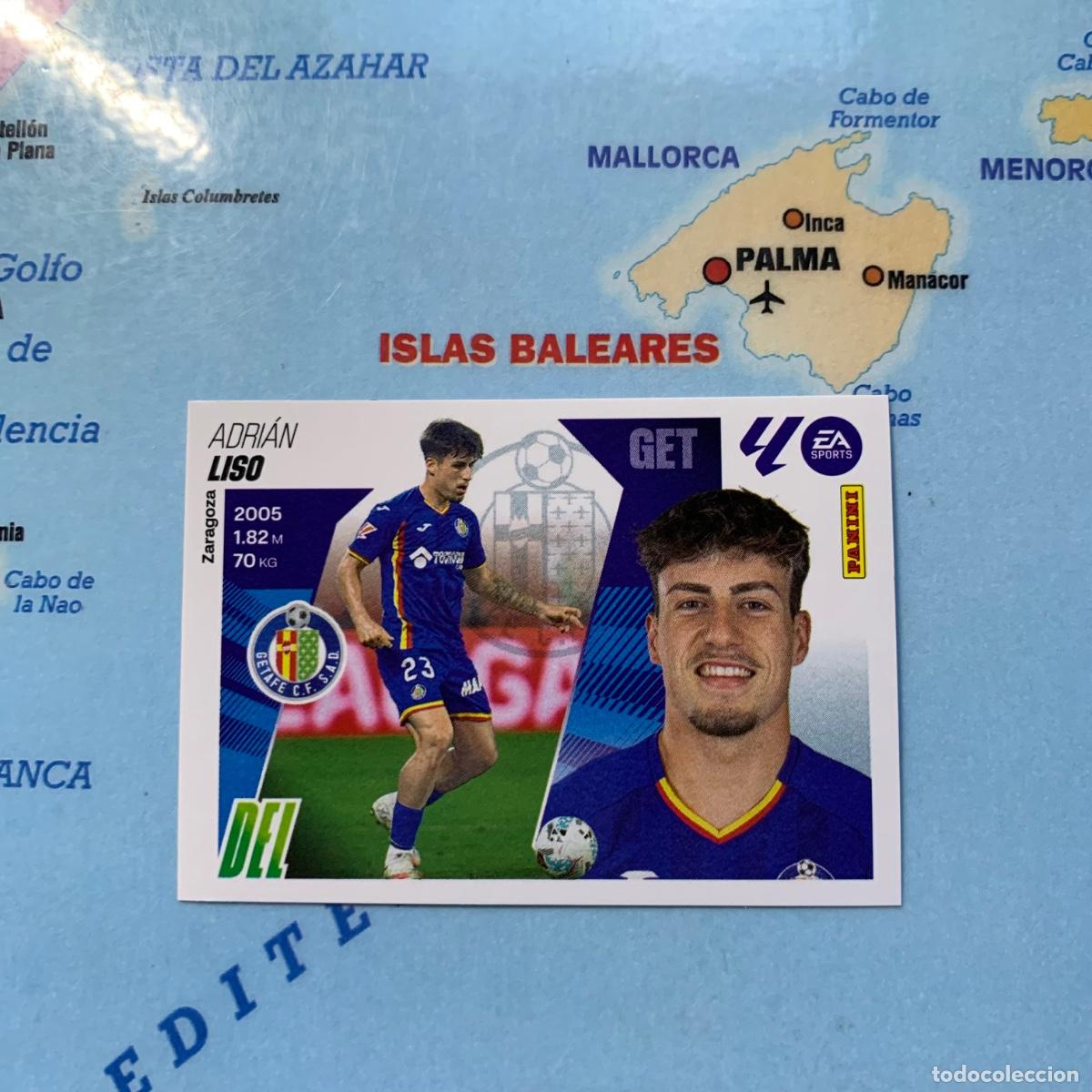 Cromos de Futebol: Adrian liso &uacute;ltimo fichaje n&uacute;mero 34 del Getafe cromo liga este 25-26 2025-2026
