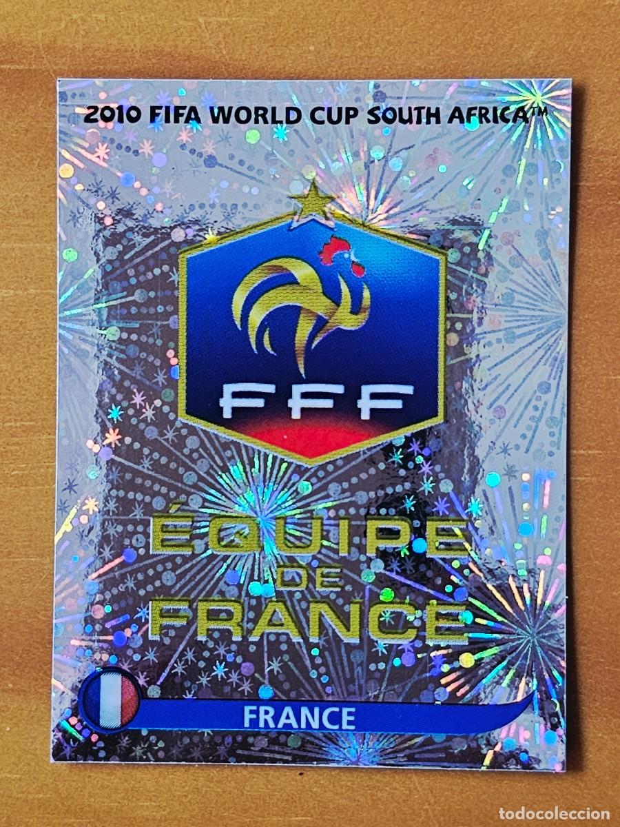 Cromos de F&uacute;tbol: 88 Escudo Logo, FRA Francia, Panini FIFA World Cup 2010 sticker Mundial South Africa
