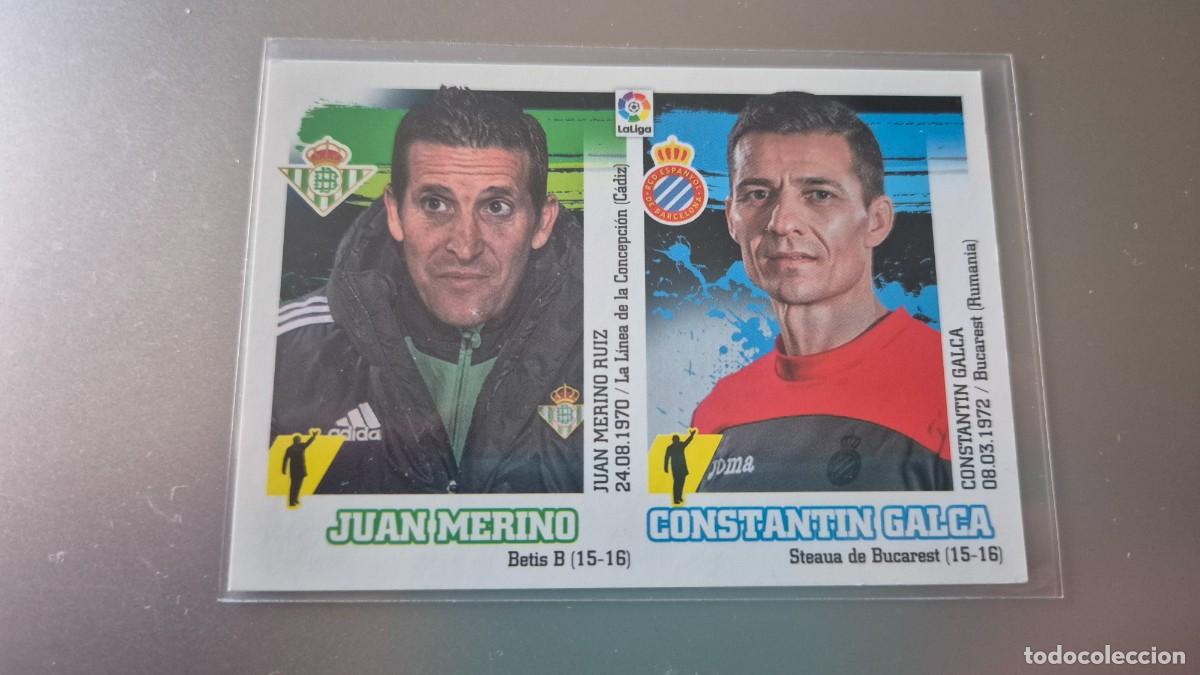 Cromos de Futebol: LIGA EDICIONES ESTE 2015 2016 MERCADO DE INVIERNO + ACTUALIZACION N&ordm; 39 ENTRENADORES