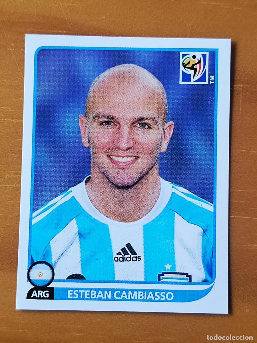 Fu&szlig;ball-Sticker: 114 Esteban Cambiasso, ARG Argentina, Panini FIFA World Cup 2010 sticker Mundial South Africa