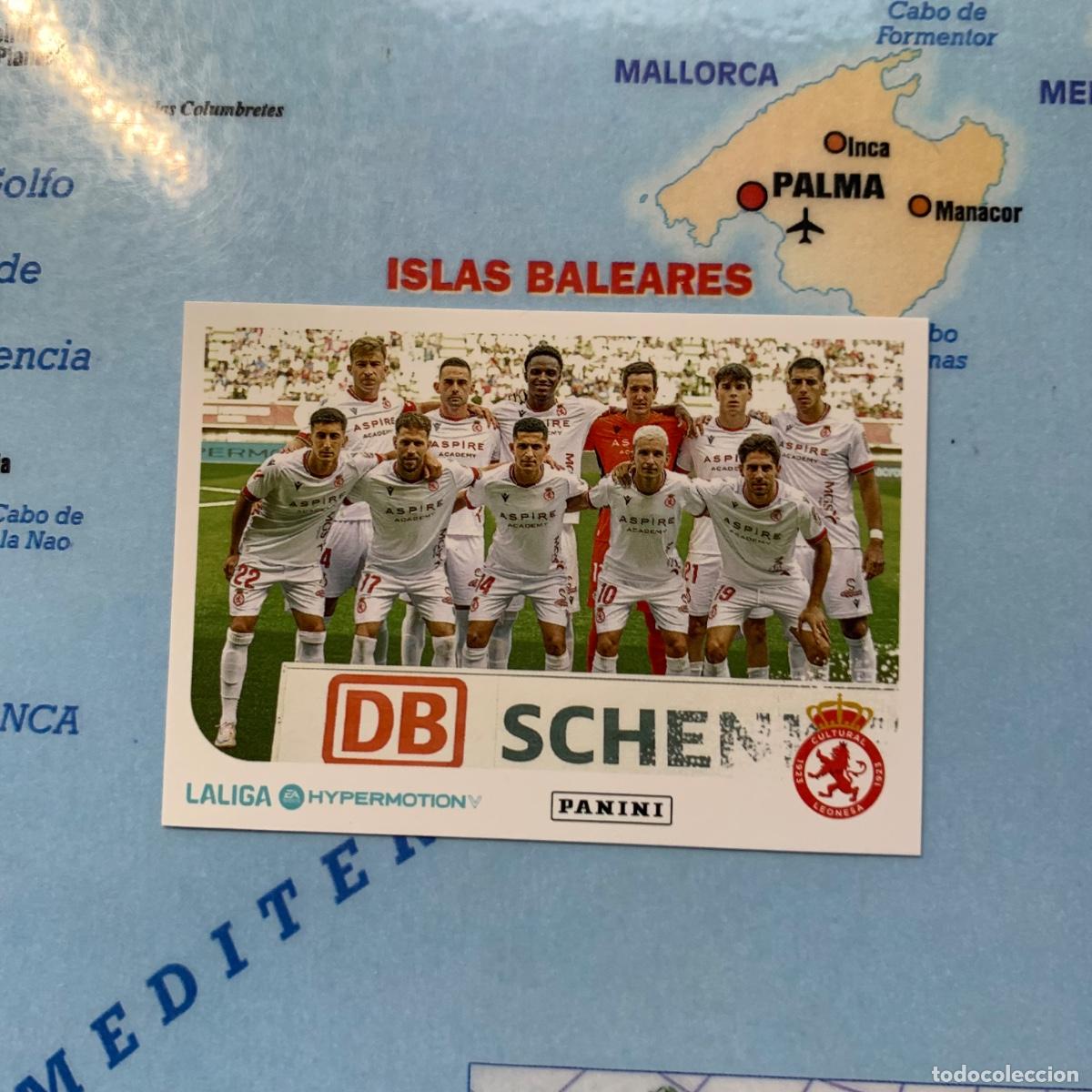 Cartes &agrave; collectionner de Football: Equipo de la cultural leonesa n&uacute;mero 155 cromo liga Hypermotion 25-26 2025-2026