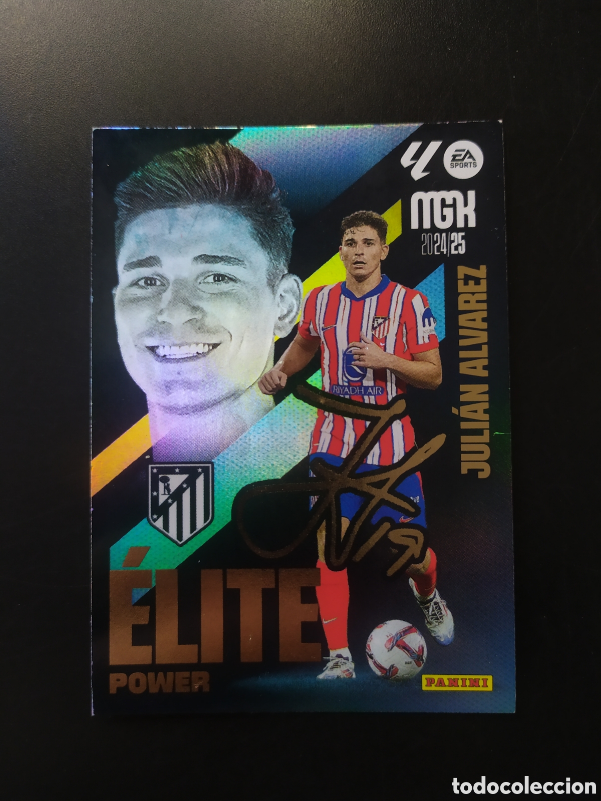 Cromos de F&uacute;tbol: Megacracks 2024 2025 24 25 panini Juli&aacute;n &Aacute;lvarez elite power n&deg; 497 Atl&eacute;tico Madrid