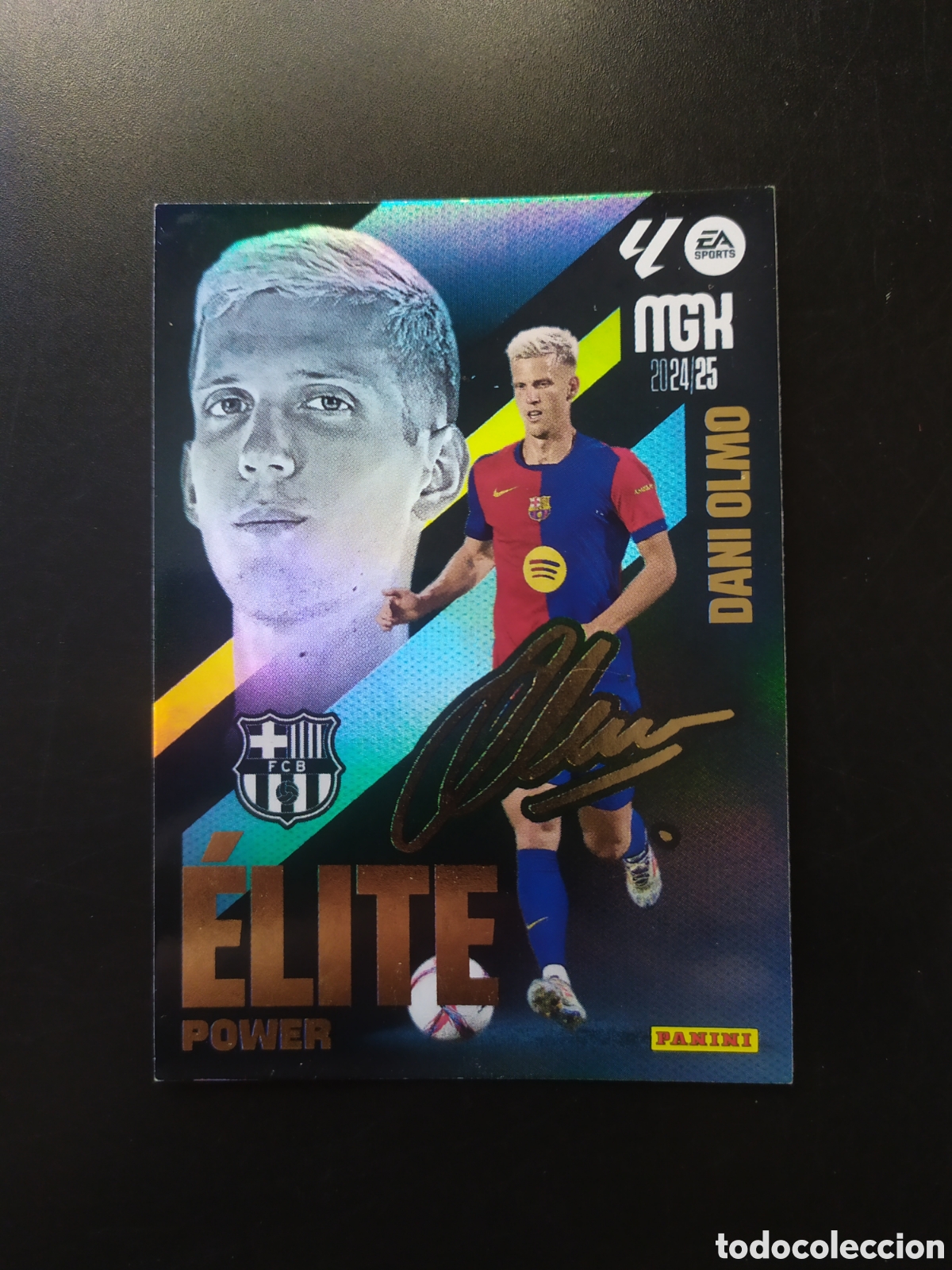 Cartes &agrave; collectionner de Football: Megacracks 2024 2025 24 25 panini Dani Olmo elite power n&deg; 496 Barcelona