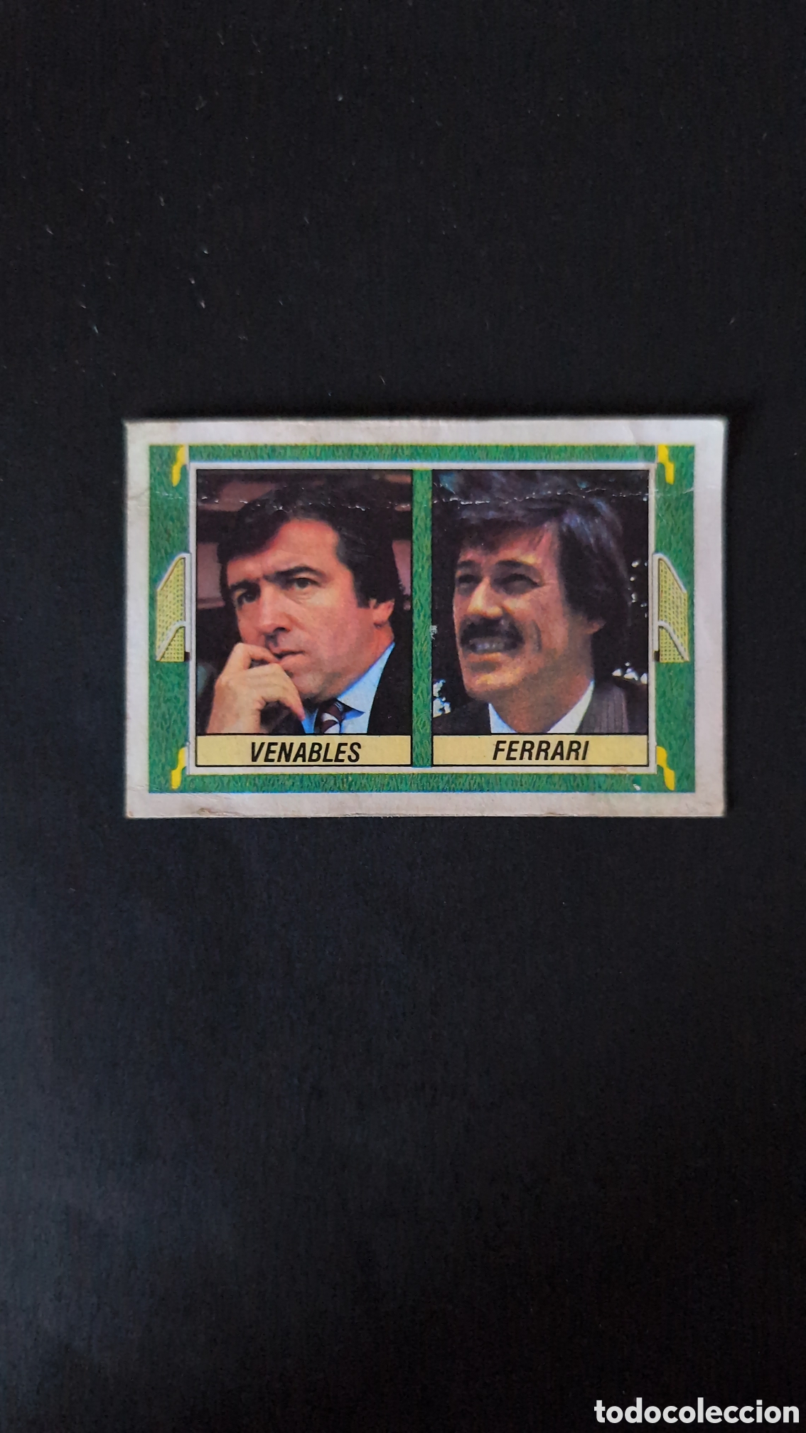 Cromos de f&uacute;tbol: VENABLES FERRARI ENTRENADORES VERSION LIGA ESTE 1984/85 84 85 DESPEGADO
