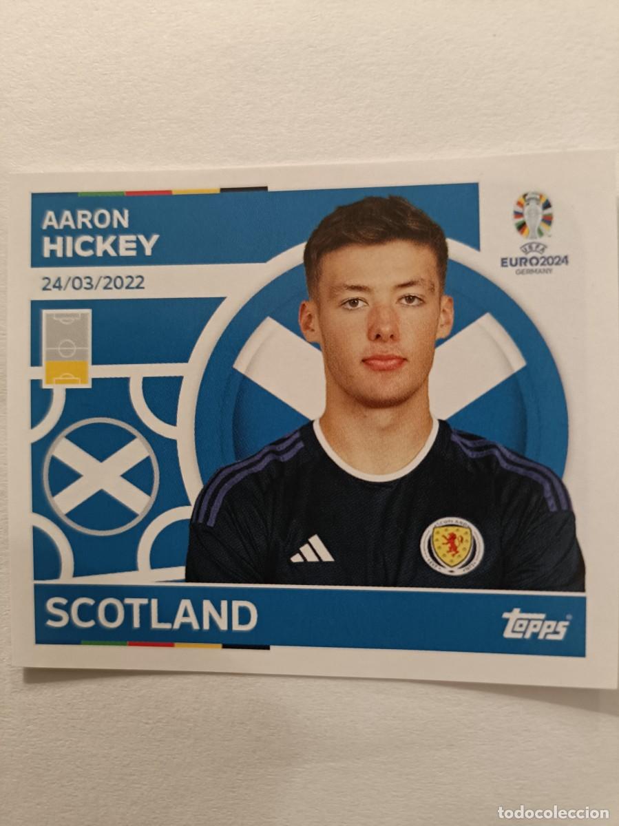 Cromos de f&uacute;tbol: #SCO 10 AARON HICKEY ESCOCIA UEFA EURO 2024 TOPPS