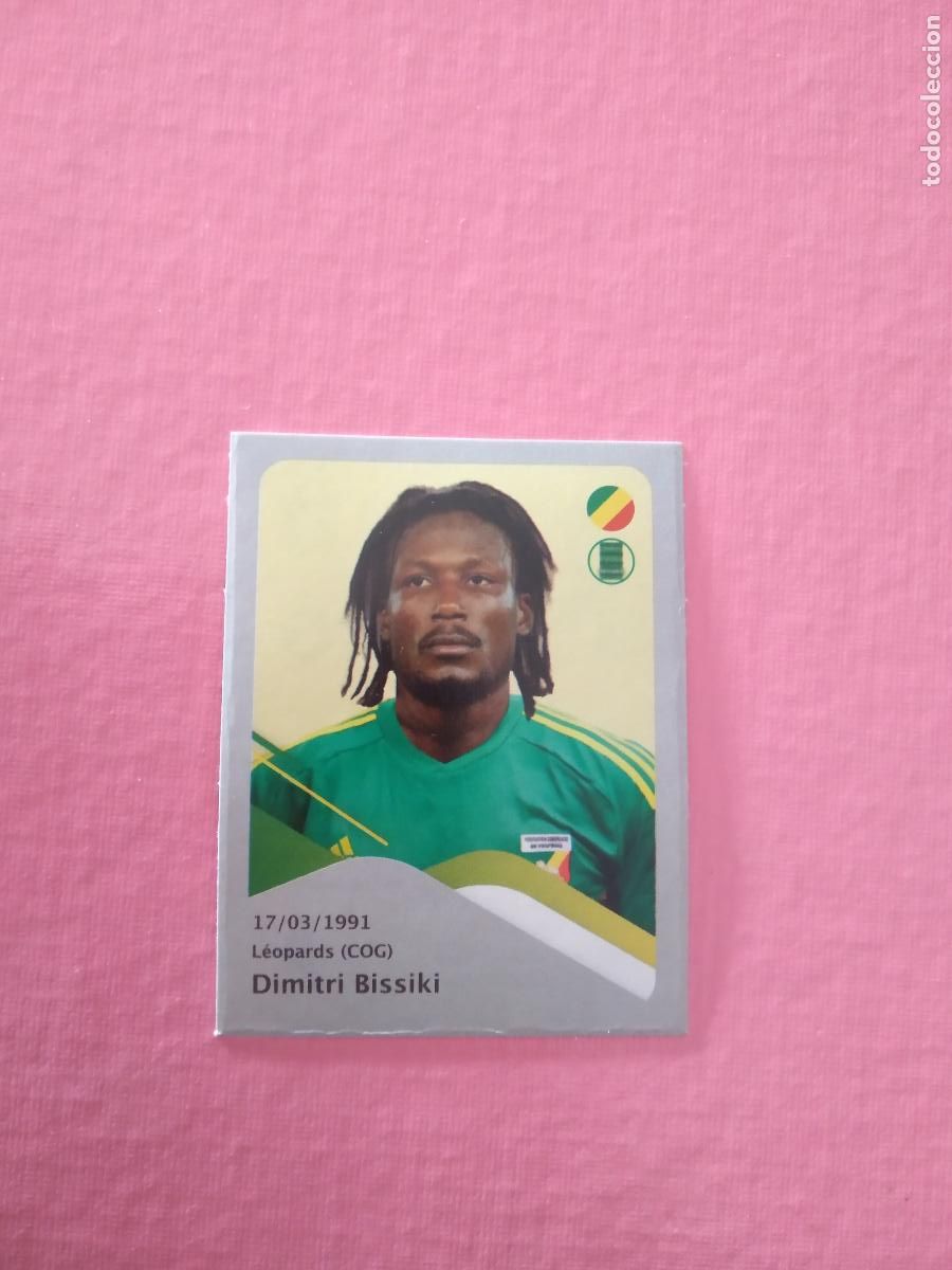 Figurine di Calcio: 20 DIMITRI BISSIKI CONGO CROMO FUTBOL COPA AFRICA 2015 AFRICA CUP OF NATIONS SPHINX