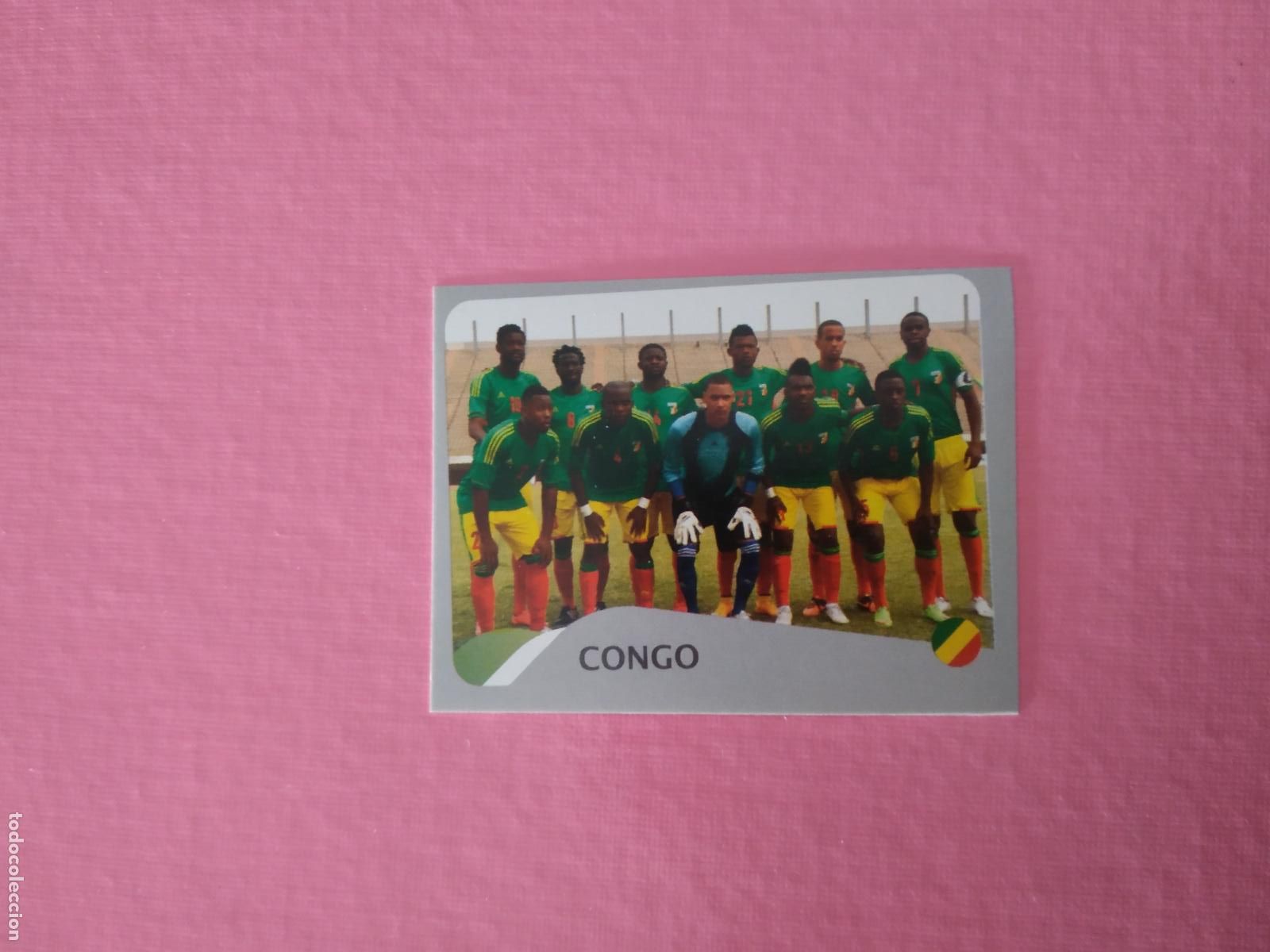 Figurine di Calcio: 24 EQUIPO PLANTILLA CONGO CROMO FUTBOL COPA AFRICA 2015 AFRICA CUP OF NATIONS SPHINX
