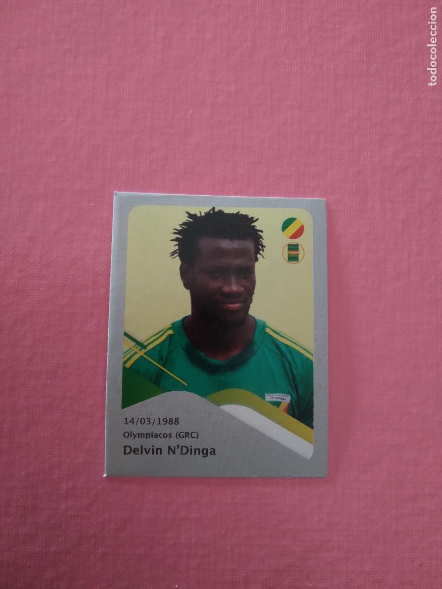 Cromos de Futebol: 25 DELVIN N'DINGA CONGO CROMO FUTBOL COPA AFRICA 2015 AFRICA CUP OF NATIONS SPHINX