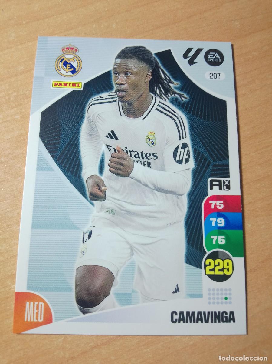 Cromos de F&uacute;tbol: 207 CAMAVINGA REAL MADRID 2024 2025 ADRENALYN XL 24 25 PANINI